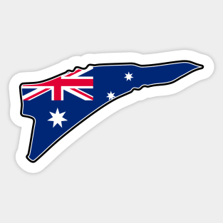 Surfers Paradise Street Circuit [flag] Sticker